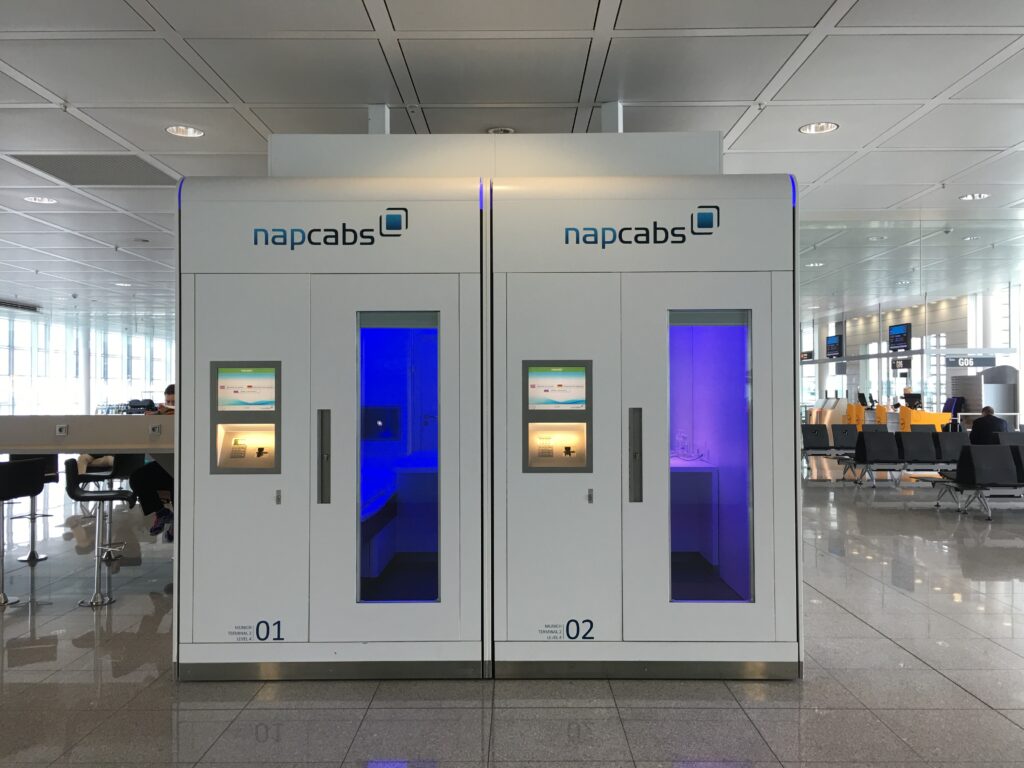 munich airport nap cabs