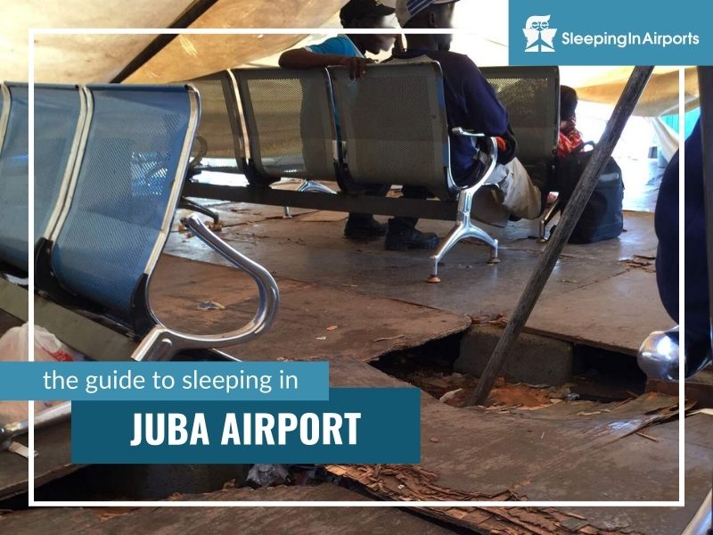 sleeping in juba airport