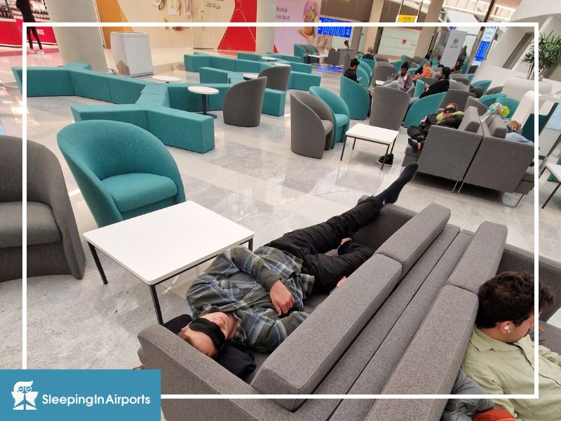 sleeping in abu dhabi airport